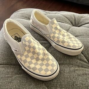Vans classic slip on checkerboard